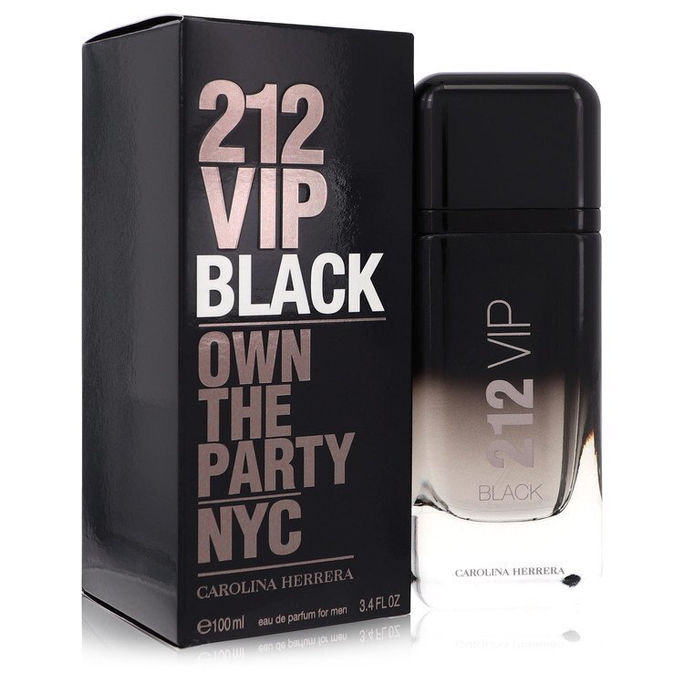 212 Vip Black By Carolina Herrera Eau De Parfum Spray 34 Oz